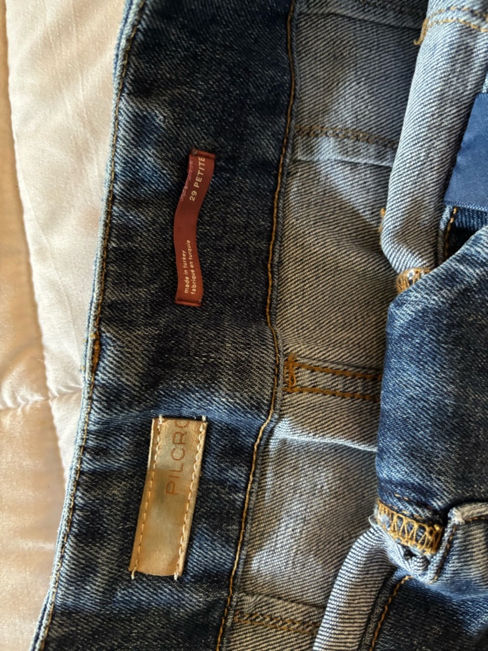 Pilcro Indigo Blue High-Rise Denim Jeans - Picture 3 of 3